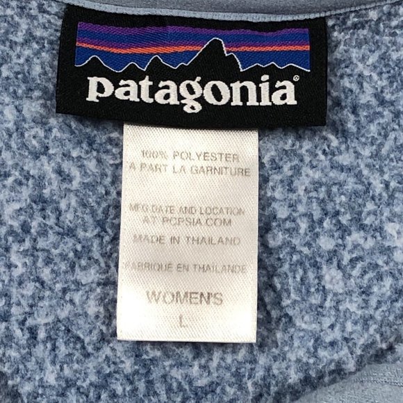 Patagonia Womens Better Sweater 1/4 Zip Holderness Field Hockey Fleece Top Large - Picture 4 of 11